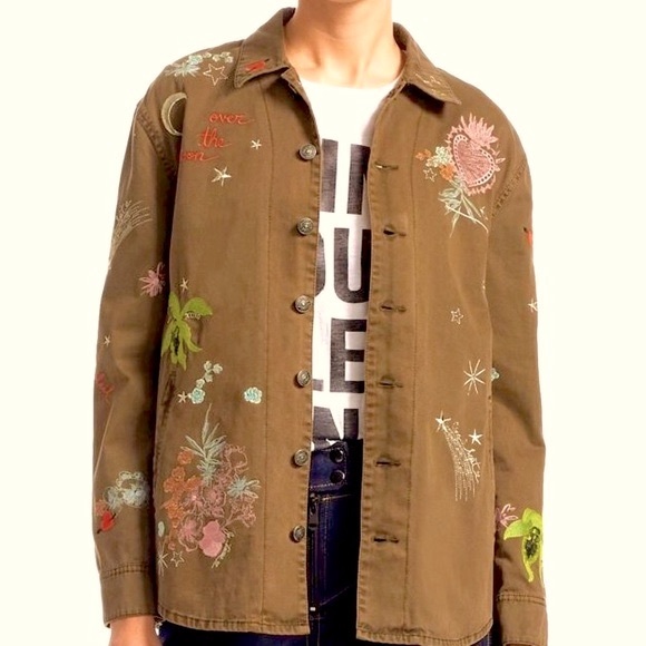 Cinq a sept Embroidered Whimsical Jacket - Picture 5 of 9